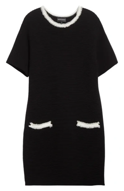 Emporio Armani Short Dress In Black