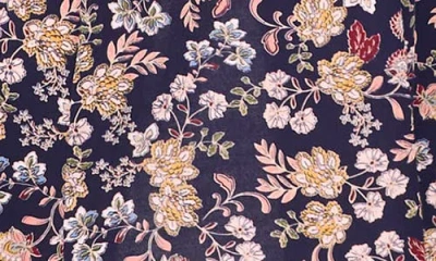 Vince Camuto Short Sleeve Maxi Dress In Multi