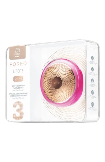 Foreo Ufo 3 5-in-1 Deep Hydration Facial Treatment In Pink