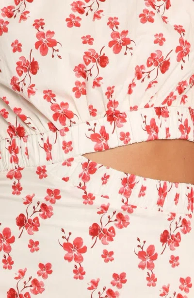 Petal And Pup Petal & Pup Aminah Floral Puff Sleeve Maxi Dress In Multi