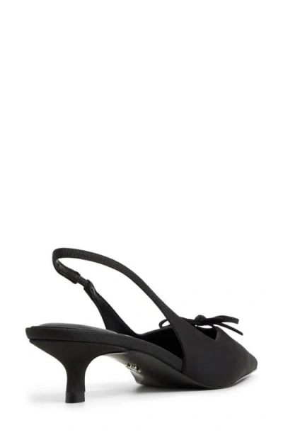 Aldo Women's Azizza Sling-back Bow Kitten Heel Pumps In Black