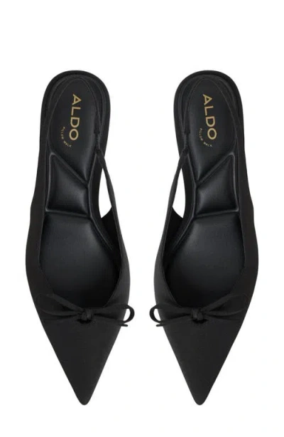 Aldo Women's Azizza Sling-back Bow Kitten Heel Pumps In Black
