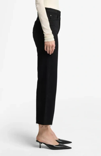 7 For All Mankind Bootcut Tailorless Jeans In Black