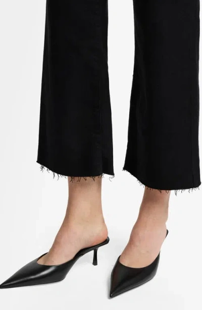 7 For All Mankind Bootcut Tailorless Jeans In Black