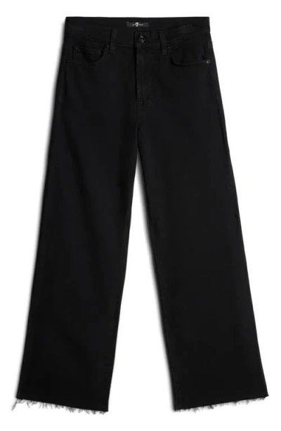 7 For All Mankind Bootcut Tailorless Jeans In Black