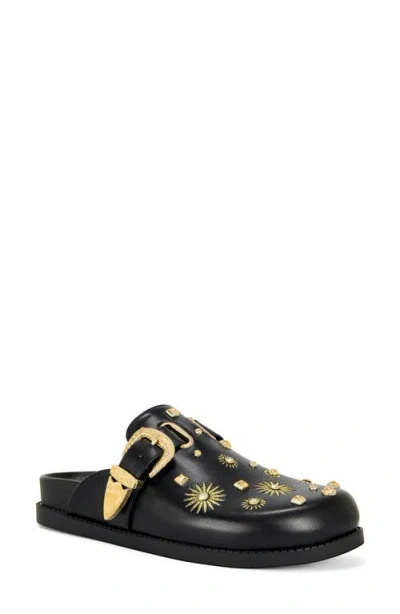 Azalea Wang Trouver Studded Clog In Black