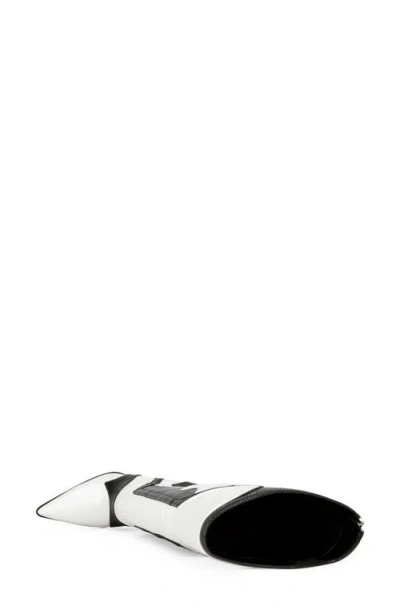 Azalea Wang Rodrigo Patchwork Knee High Boot In Multi