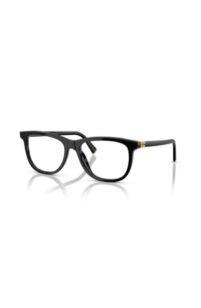 Miu Miu 52mm Phantos Optical Glasses In Black