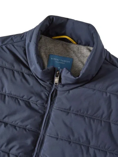 Robert Talbott Driver Quilted Vest In Blue