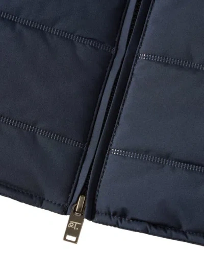 Robert Talbott Driver Quilted Vest In Blue