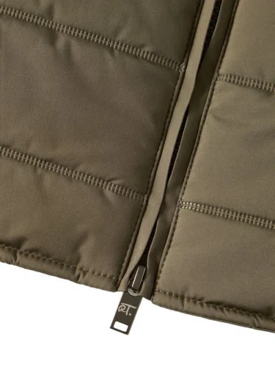 Robert Talbott Driver Quilted Vest In Green
