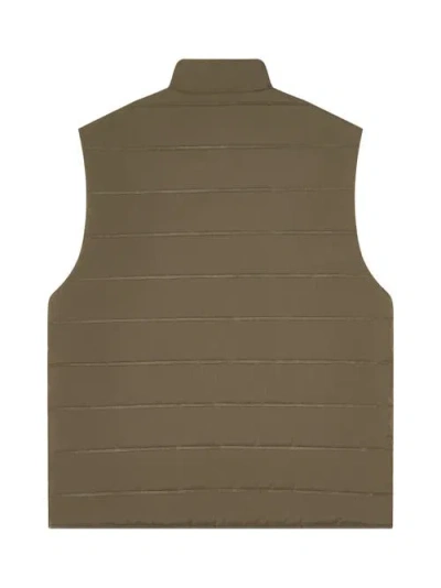 Robert Talbott Driver Quilted Vest In Green