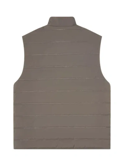 Robert Talbott Driver Quilted Vest In Gray