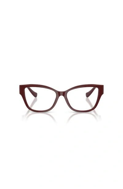 Versace Ve 3347 5515 52mm Womens Pillow Eyeglasses 52mm In Brown
