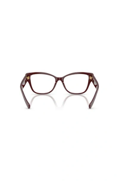 Versace Ve 3347 5515 52mm Womens Pillow Eyeglasses 52mm In Brown
