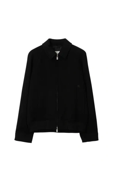 Burberry Cashmere Lightweight Jacket In Black