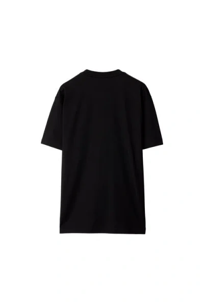 Burberry Carrick Check Pocket T-shirt In Black
