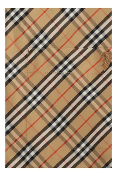 Burberry Vintage Check Cropped Shirt In Multi