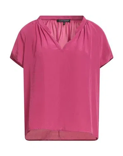 Luisa Cerano Woman Top Fuchsia Size 8 Polyester, Recycled Pes In Pink