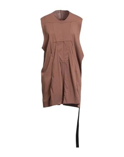 Rick Owens Drkshdw Drkshdw By Rick Owens Woman T-shirt Brown Size Xl Cotton