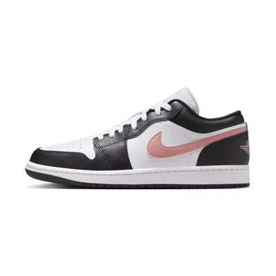 Jordan Air  1 "black Rust Pink" Sneakers In White