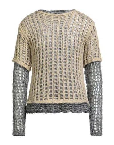 Magliano Man Sweater Light Green Size Xs Acrylic, Polyamide, Mohair Wool In Gray