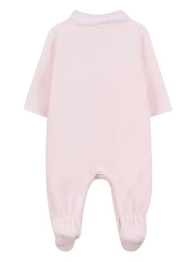 Bosswear Polo-collar Pyjamas In Pink