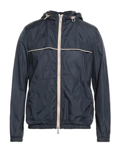 Eleventy Platinum Man Jacket Midnight Blue Size 44 Polyester In Black