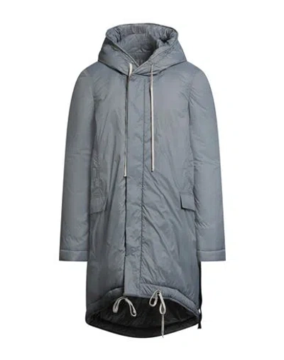 Rick Owens Drkshdw Drkshdw By Rick Owens Man Puffer Slate Blue Size M Polyester In Gray