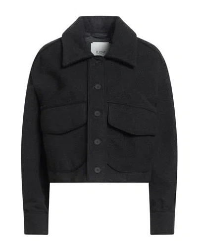 T Coat T_coat Woman Jacket Black Size 6 Cotton, Polyester
