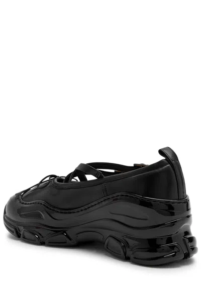 Simone Rocha Leather Sneakers In Black