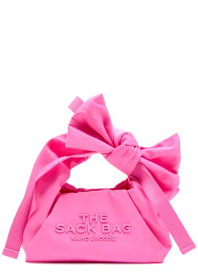 Marc Jacobs The Sack Mini Nylon Top Handle Bag In Pink