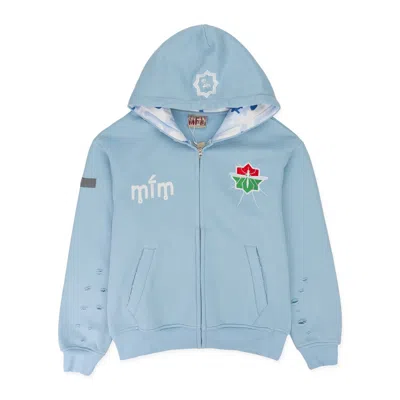 Murder Fm Light Blue Special Ops Hoodie In Blue