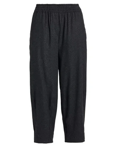 Alessia Santi Woman Pants Charcoal Size 4 Polyester, Viscose, Wool, Elastane In Gray