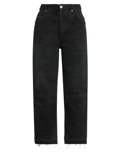 Isabel Marant Woman Jeans Black Size 6 Cotton In Black