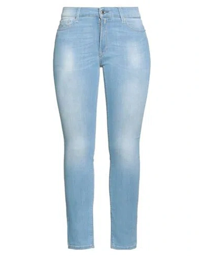 Replay Woman Jeans Blue Size 32w-30l Cotton, Polyester, Elastane