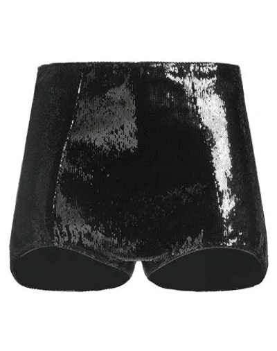Dolce & Gabbana Woman Shorts & Bermuda Shorts Black Size 12 Polyester, Polyamide, Elastane In Black