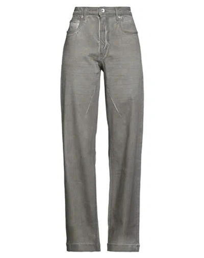 Rick Owens Drkshdw Drkshdw By Rick Owens Woman Jeans Grey Size 28 Cotton, Polyester, Elastane In Gray