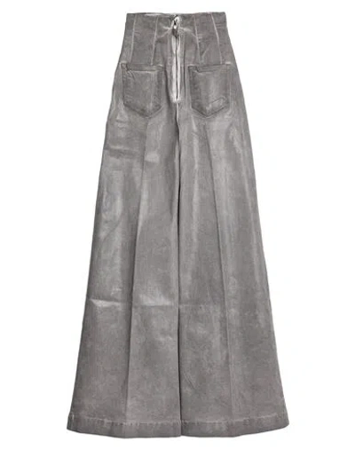 Rick Owens Drkshdw Drkshdw By Rick Owens Woman Jeans Grey Size M Cotton, Polyester, Elastane In Gray