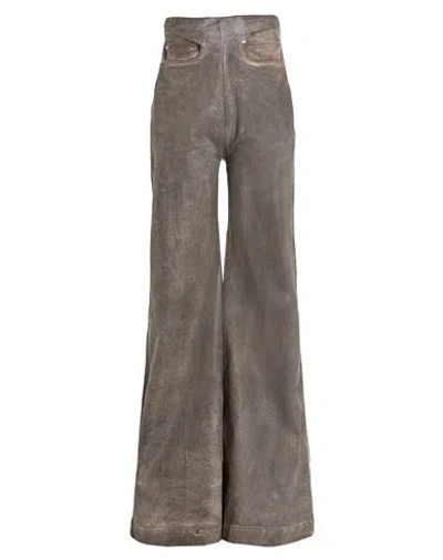 Rick Owens Drkshdw Drkshdw By Rick Owens Woman Jeans Taupe Size S Cotton, Polyester, Elastane In Brown