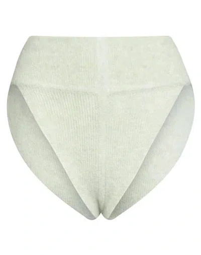 Rick Owens Woman Shorts & Bermuda Shorts Light Green Size S Baby Alpaca Wool, Polyamide, Wool, Elast In Green