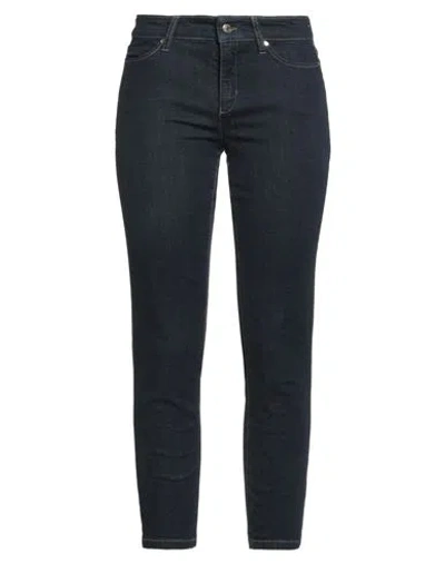 Cambio Woman Jeans Blue Size 6 Cotton, Polyester, Elastane In Blue