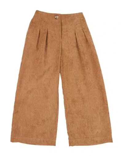 Meilisa Bai Toddler Girl Pants Camel Size 7 Polyester, Polyamide In Brown