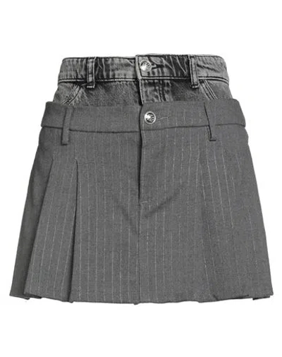 Liu •jo Better Denim Woman Shorts & Bermuda Shorts Grey Size 29 Polyester, Viscose, Elastane, Metall In Gray