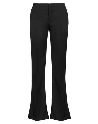 Chloé Grain De Poudre Wool Flare Pants In Black