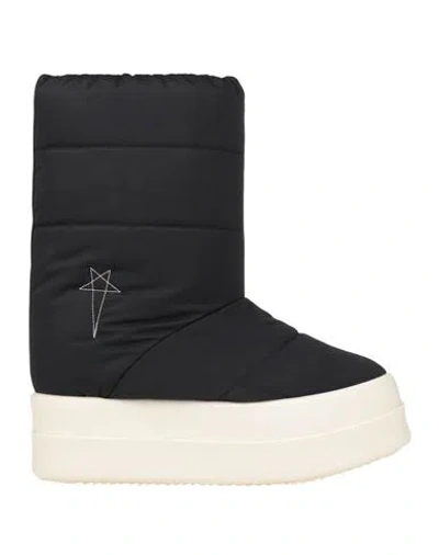 Rick Owens Drkshdw Drkshdw By Rick Owens Mega Bumper Lunar Boot Black And Pearl In Black