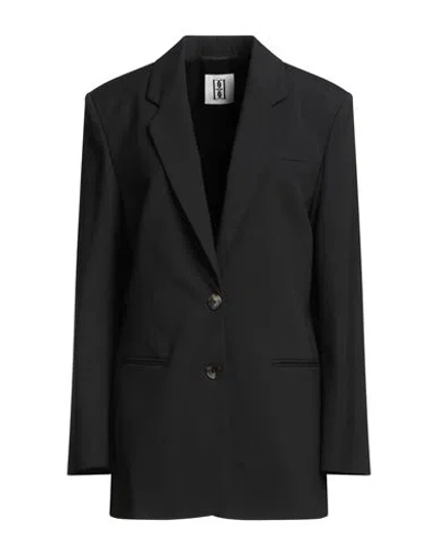 By Malene Birger Ramona Oversized Double-breasted Blazer In Black