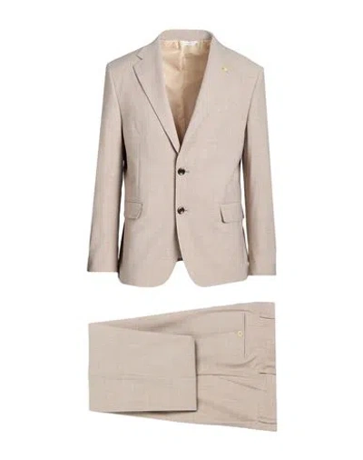 Alessandro Gilles Man Suit Light Grey Size 46 Wool, Polyester, Elastane In Gray