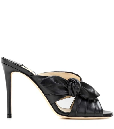 Shop Jimmy Choo Keely 100 Leather Sandals