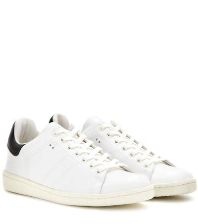 Isabel Marant Bart Leather Sneakers In White